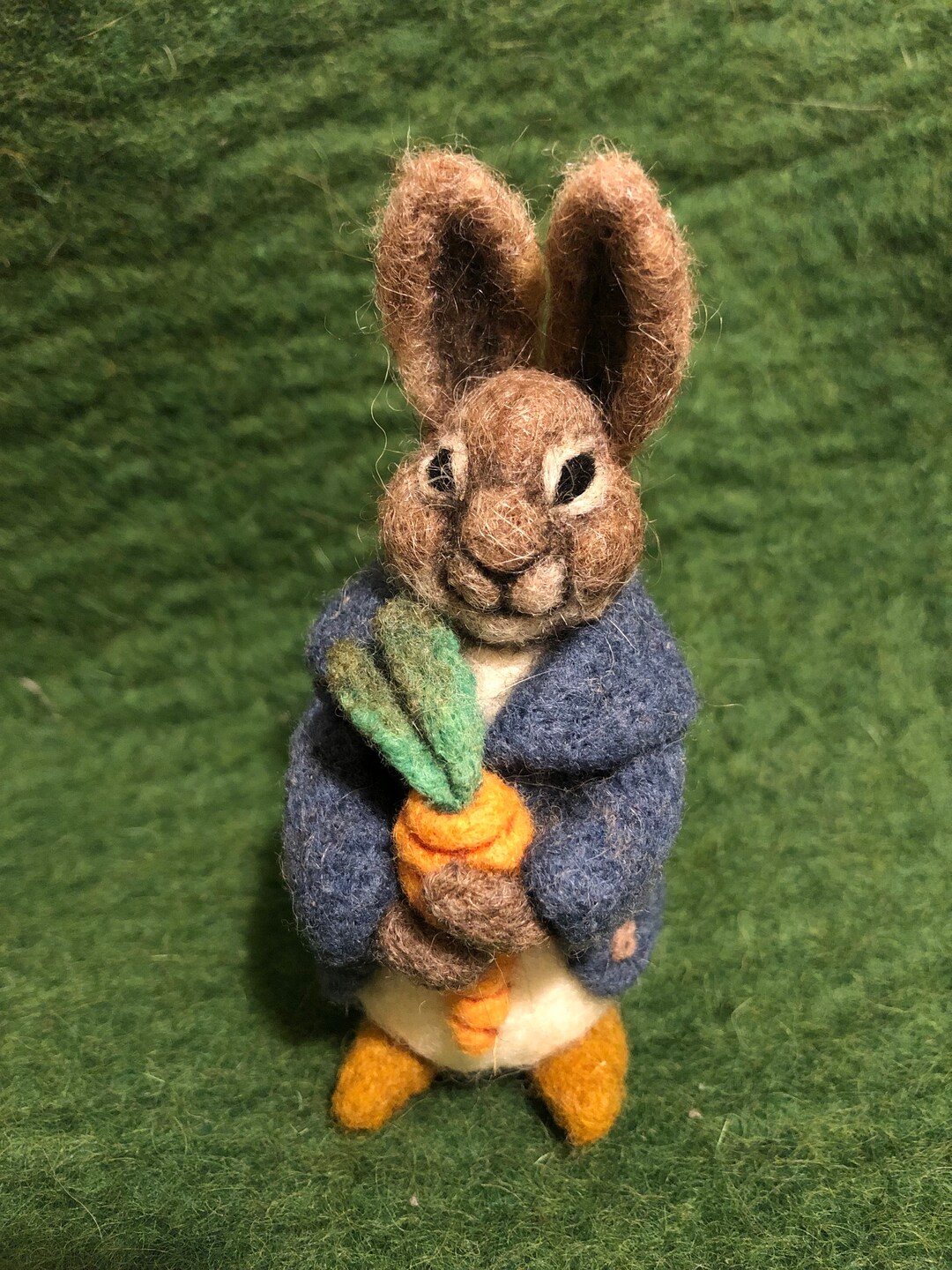 Peter Rabbit Ornament or Sculpture Felted - Etsy