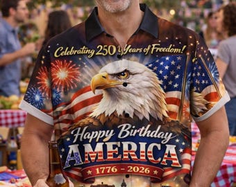 Camisa hawaiana para hombre, conmemorativa del 250.º aniversario de EE. UU. (1776-2026), con estampado 3D de la bandera estadounidense, informal, de manga corta y botones, para verano.