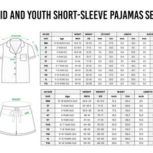 Baby Shark familjepyjamas, matchande pyjamasset för mamma och dotter, söta barnsömnar, mamma och jag nattkläder present bild 9