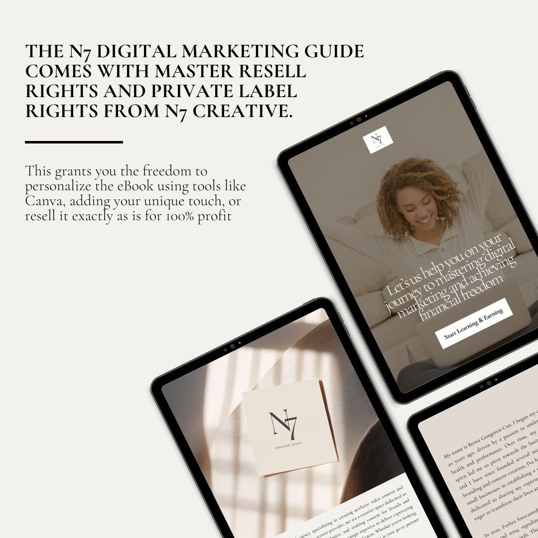 Master Resale Rights DFY Digital Products for Resell, Digital Marketing Guide W/master ...