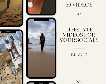 Faceless Reels | 30  Aesthetic Reel Bundle  | Aesthetic Faceless Reel Video | Lifestyle Reels | Faceless Reel Stock Video | IG Reel