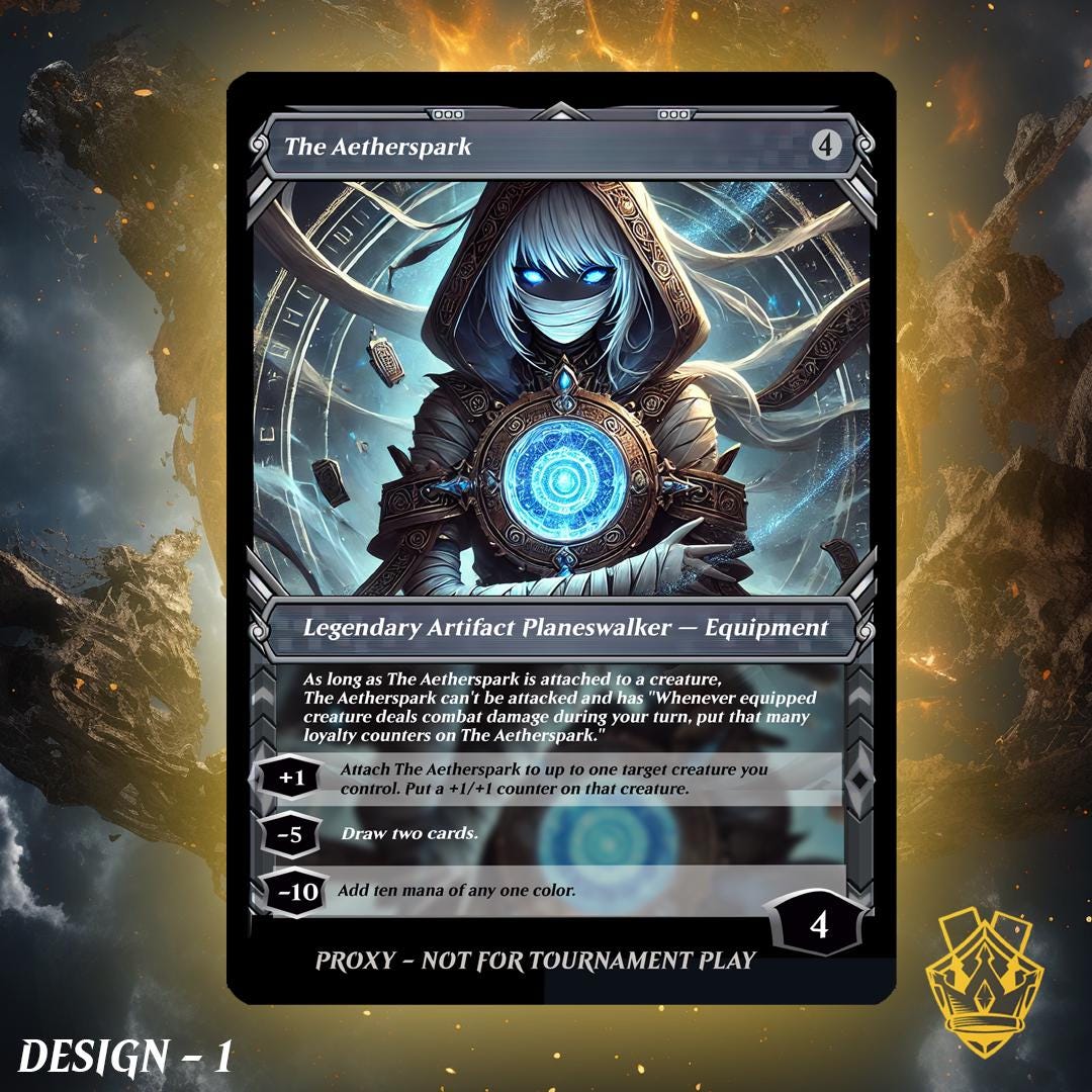 The Aetherspark – MTG Custom Proxy Card - Etsy