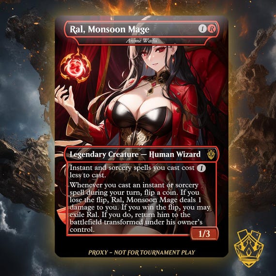 Ral, Monsoon Mage – MTG Custom Proxy Card - Etsy Ral, Monsoon Mage – MTG Custom Proxy Card - Etsy
