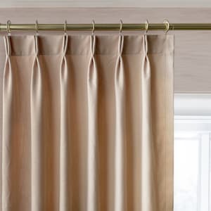 Custom Size Linen Curtains ,Soft Pleated Beige Cotton Linen Curtains,Curtain Panels,Simple Natural Linen Curtain