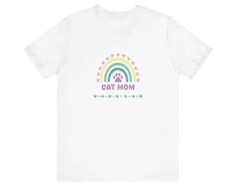 Cat Mom T-shirt, Cute Kitty Shirt, Cat Lover Gift