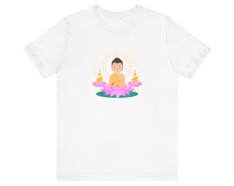 Buddha Lotus Meditation Shirt, Spiritual Gift