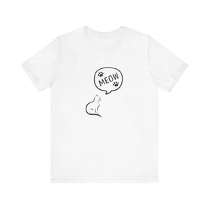 Meom Cat Shirt,  Cat Lover Shirt, Cute Kitty Shirt, Cat Owner Shirt, Gift For Cat Lover, Animal Lover Shirt, Gift For Cat Owner