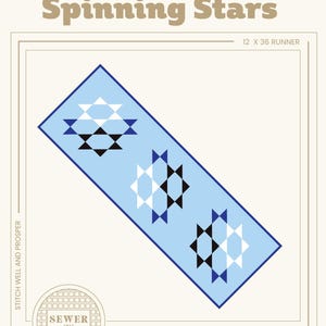 Spinning Stars PDF Runner Pattern