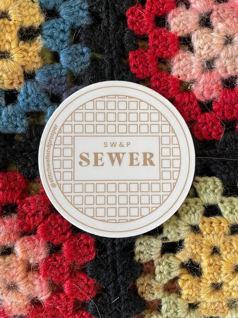Sticker Sewer Sewer Logo Sticker, Vinyl Sticker for Quilters and Sewers, Gift ...