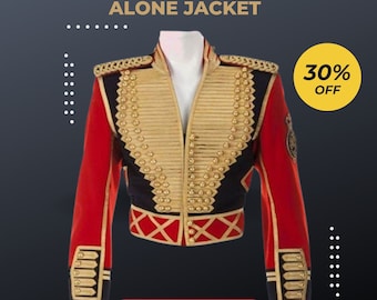 Handmade Michael Jackson Leave Me Alone Jacket Michael Jackson Inspired Military Jacket | Officer Gold Braiding Jacket| Best Gift for Him