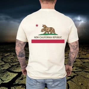New California Republic Tshirt Fallout Shelter Tshirt for Gamer Tshirt Gift for Fall out Shelter Game Shady Sands