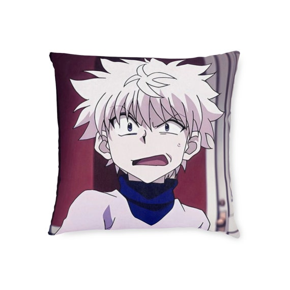 Almohada cuadrada Killua Etsy Espana