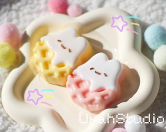 Bunny Waffle Squishy Toy | Hand-made | Stress reliever | Slime toy