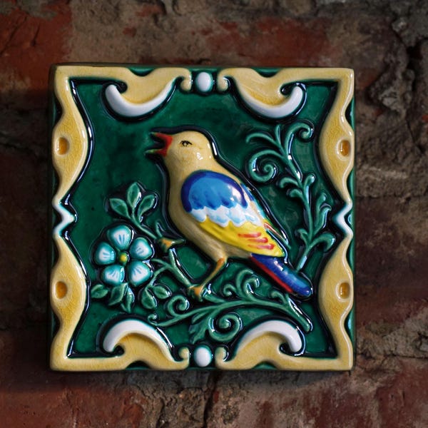 Relief Tile - Etsy