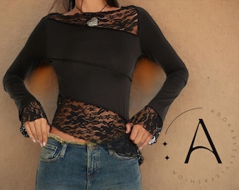 Women's Crop Top | Stylish Long Sleeve | Breathable Clothing | Fashion Wear