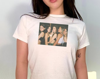 Custom Photo Baby Tee, Crop Top with Custom Photo, Picture Shirt, Personalized Logo T-Shirt, Custom Graphic 90s Shirt, Photo Tee, Y2K TShirt