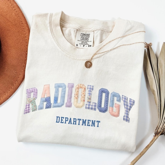 Radiology T-Shirt, Radiologic Technologist Shirt, Radiology Department Tee, Rad Tech Gift, XRay Tech TShirt, X Ray Tech Tee, Faux Patchwork
