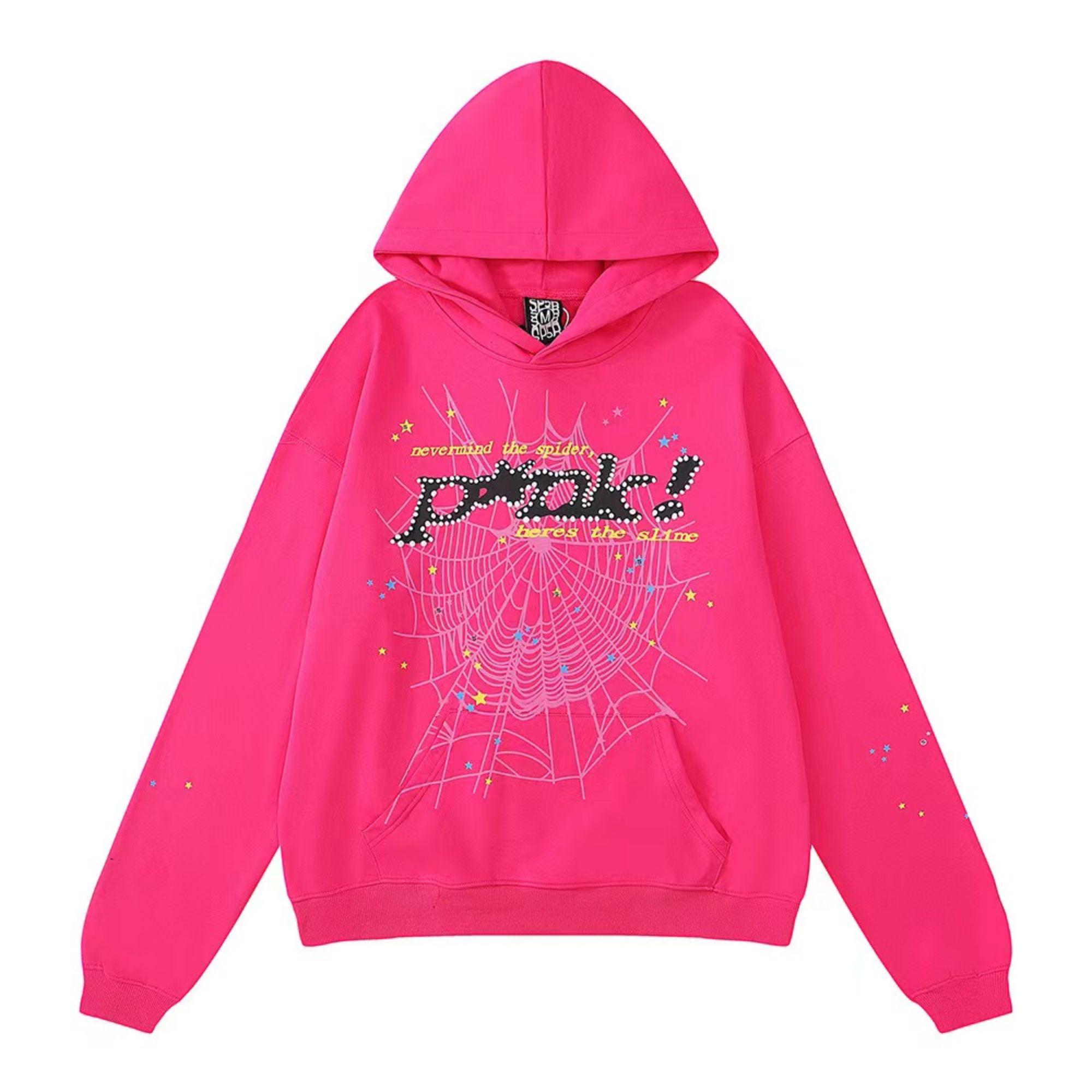 Discover 555555 Hoodies | Spider Web Print Hoodies  Hip hop hoodie