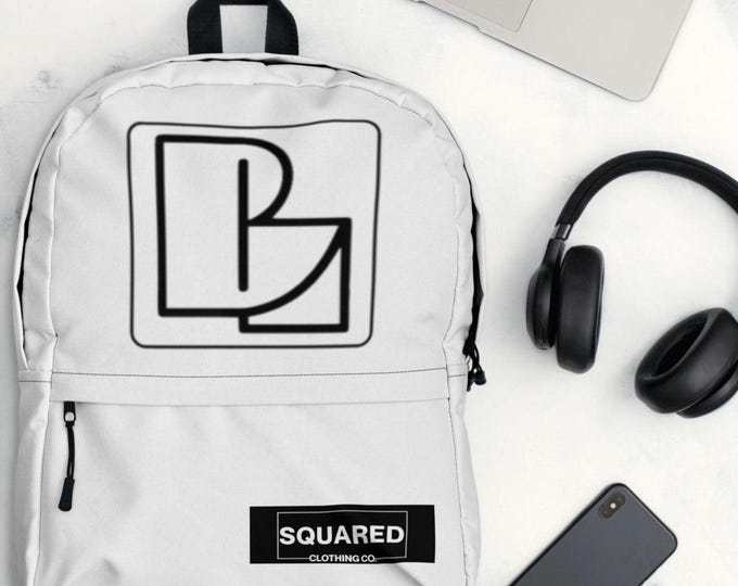 B Squared Clothing Co. Official "The Zip" | Custom B Logo Backpack
