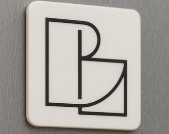 B Squared Clothing Co. Official Logo Magnet