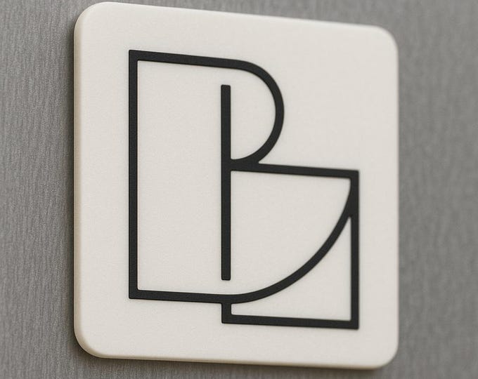 B Squared Clothing Co. Official Logo Magnet