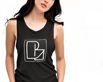 Women's Relaxed Fit Muscle Tank – Soft Flowy Sleeveless Shirt with Low Cut Armholes | Casual Workout & Lounge Wear | Summer Comfort Tee