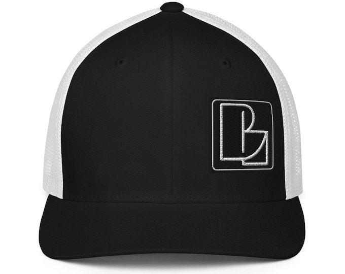 B Squared Clothing Co. Official | Flex Trucker Cap | Premium Embroidered Trucker Cap