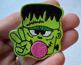Bubblegum Frankie Feltie Halloween Applique Embellishments RTS