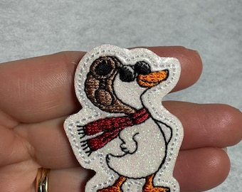 Pilot Goose feltie Applique Embellishments RTS