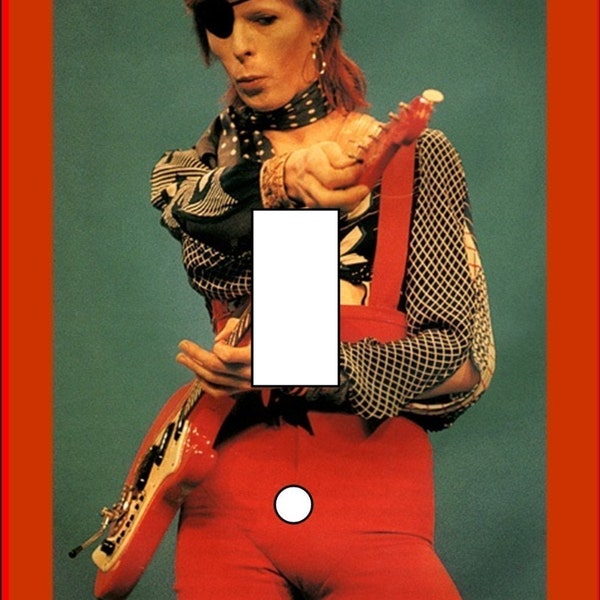 514 David Bowie in hot red spandex Light Switch Cover single toggle