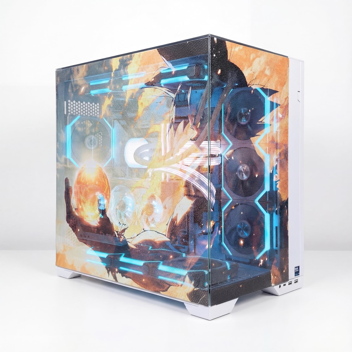 Custom Anime Gaming PC Case Vinyl Wrap - Personalized Decal Art ...