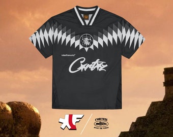 Maillot Trikot Magliette Corteiz Club America Mexico Black Edition Spécial 2023 Jersey Copa Football Soccer Kit Custom