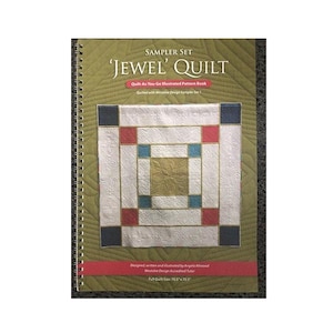 Jewel Quilt Sampler Book using Westalee Rulers for domestic machine quilting