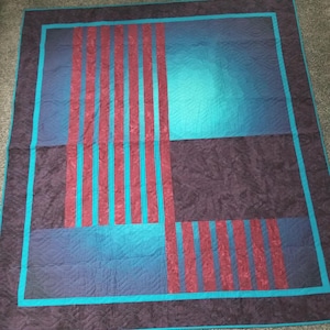 Modern Geometric quilt