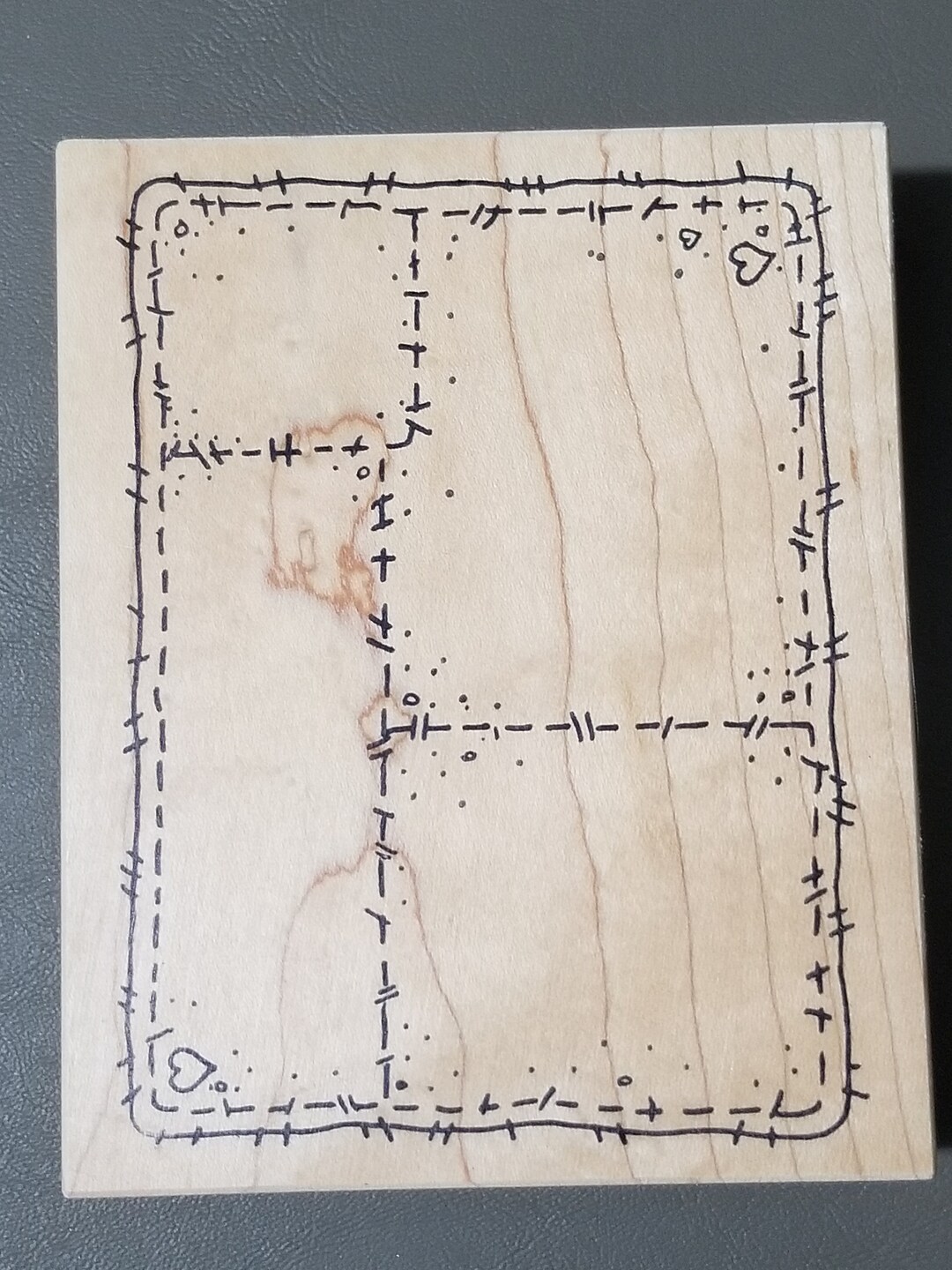 Sampler Stamp Sampler Frame Rubber Stamp - Etsy