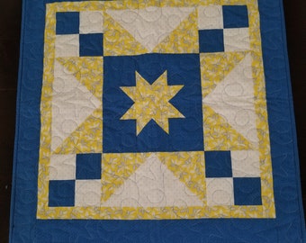 Remembering Ukraine small quilted wallhanging