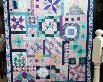Home Is - large sampler quilt
