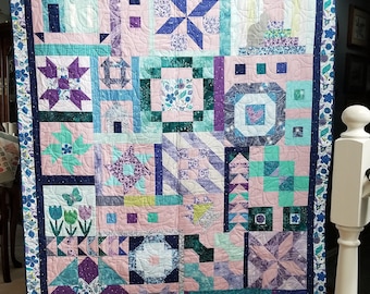 Home Is - large sampler quilt