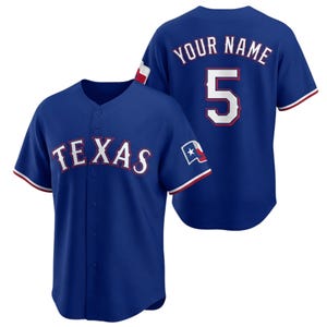 Custom Baseball Jersey, Personalized Team Name Number Button Up Shirt