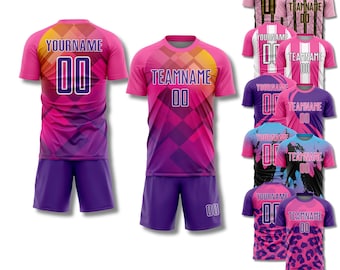 Maglia Da Calcio Personalizzata Per Uomo Donna Bambino Bambino Con - Foto 13