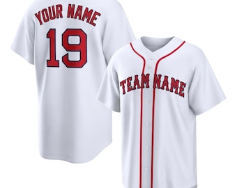 Personalized Baseball Jersey, Custom Team Name Front & Player Name Number Back
