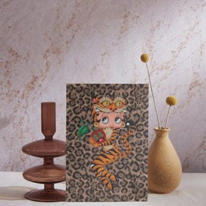 Leopard Betty Boop Poster