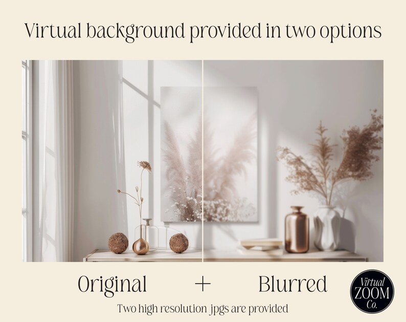 Zoom Background Modern Home Zoom Office Background Virtual Background ...