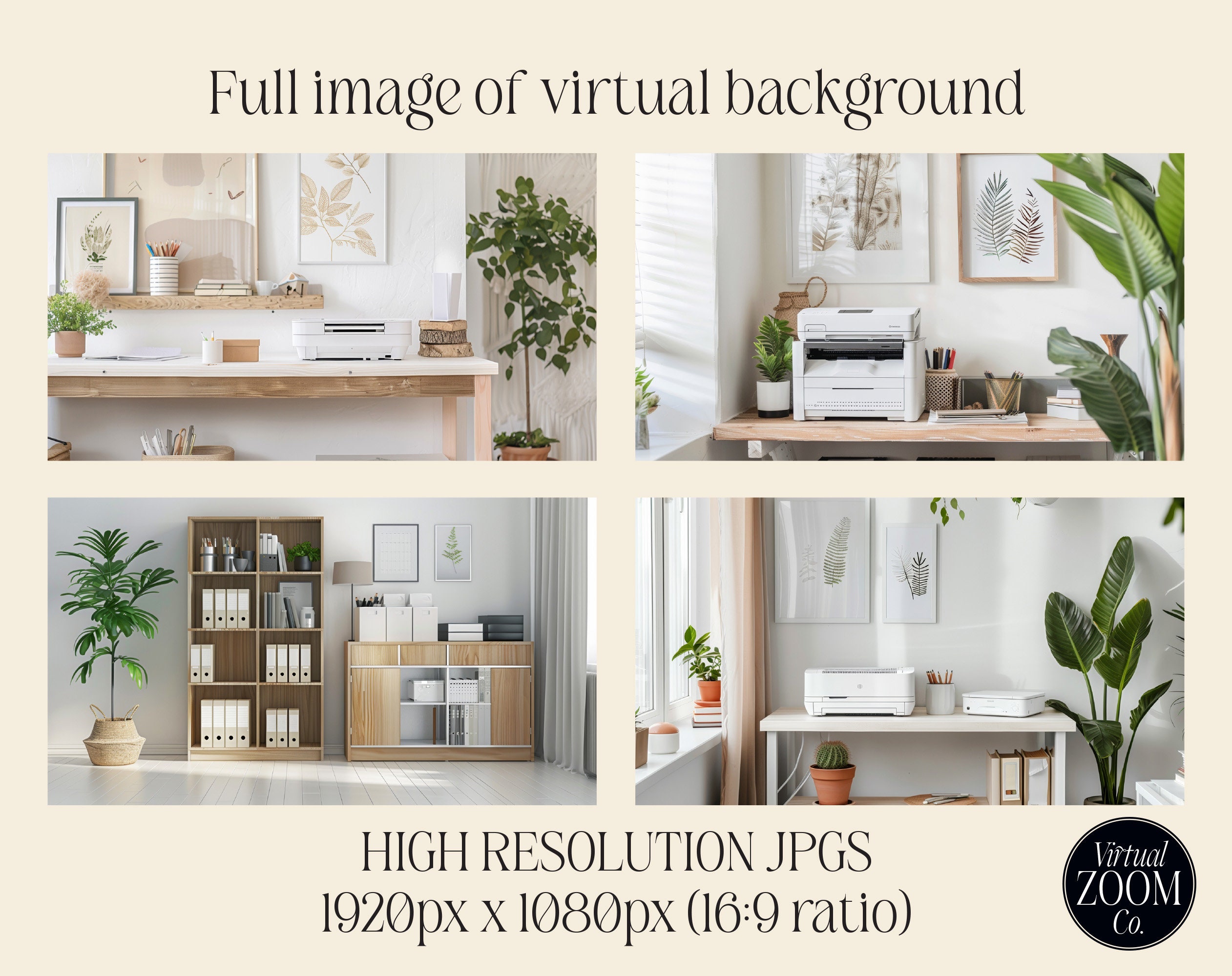 Zoom Background Home Office Zoom Office Background Virtual Background