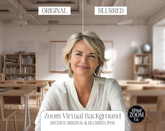 Zoom Background School Classroom Zoom Teacher Virtual Classroom School Education Background Virtual Kindergarten Class Room White Board