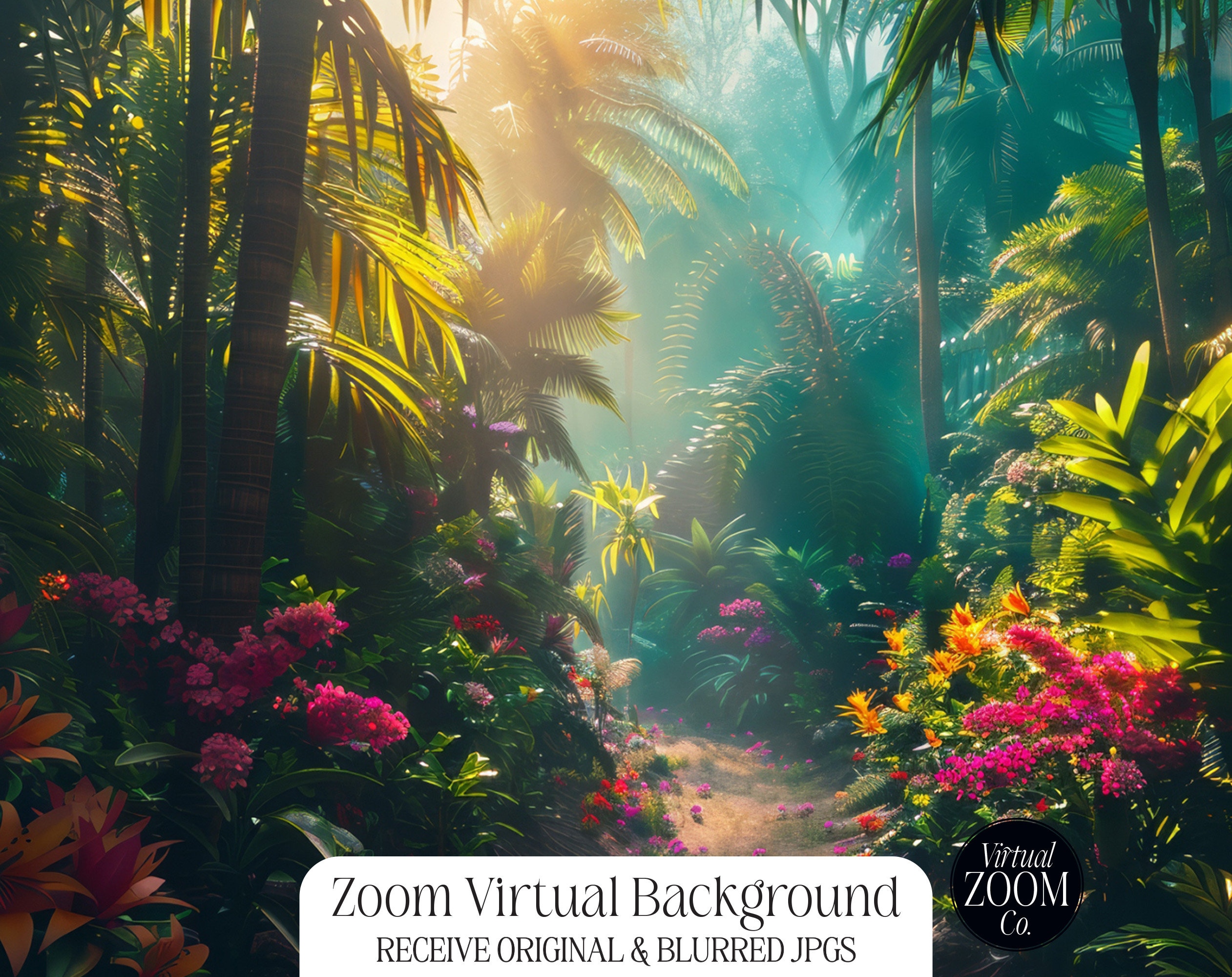 Zoom Background Nature Zoom Office Background Tropical Plants Zoom