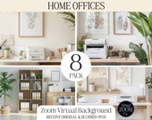 Zoom Background Home Office Zoom Office Background Virtual Background Zoom Meeting Regular Home Zoom Plants Video Conference Home Office