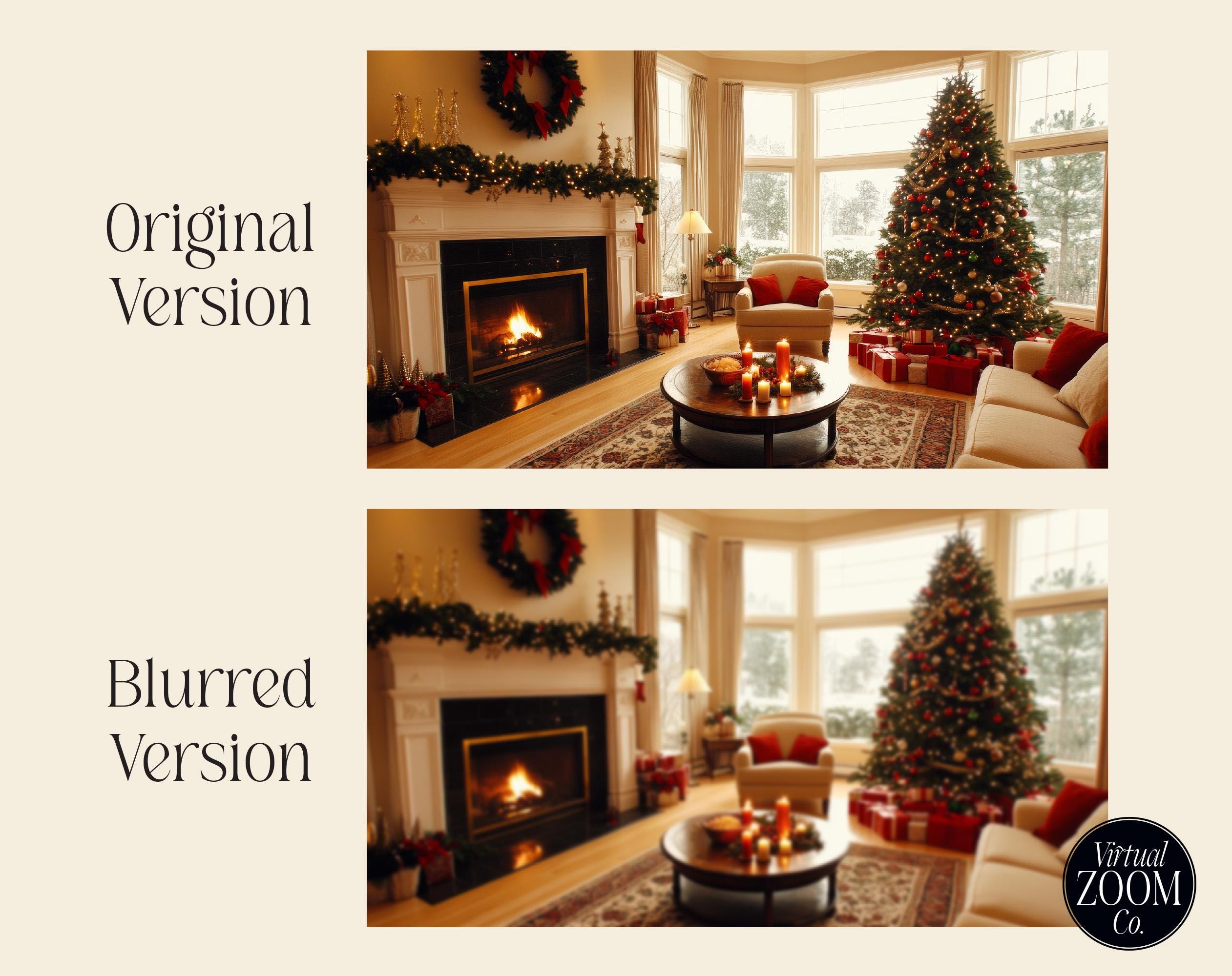 Zoom Background Festive Home Zoom Christmas Zoom Winter Home Virtual ...