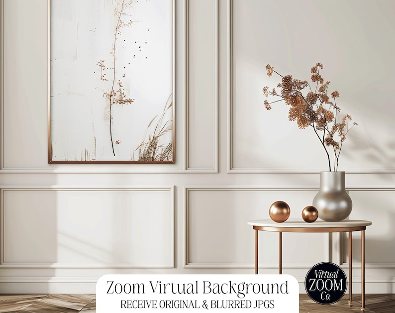 Zoom Background Professional Luxury Home White Home Zoom Virtueller