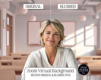 Teacher Zoom Background Pink Teacher Virtual Classroom Online Teaching Setup School Education Background School Classroom Virtual Pink Room